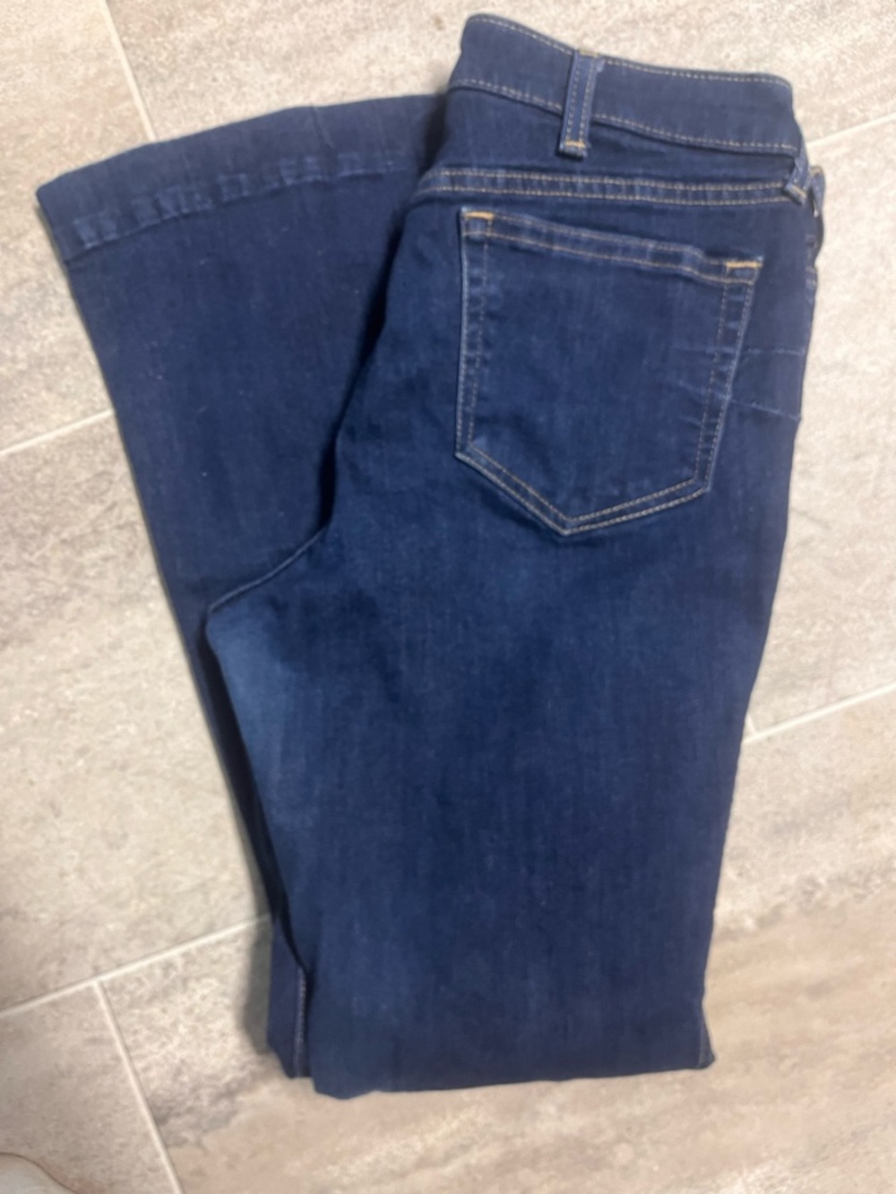 Ariat Women's Dark Blue Flare Denim Jeans - Picture 2 of 3